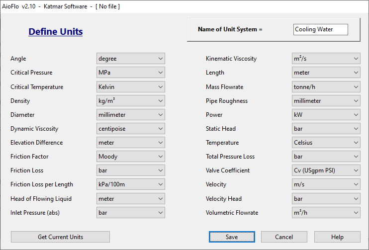 Defining your own sets of mixed units